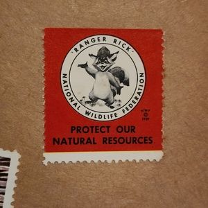 Ranger Rick Protect Our Natural Resources Seal Poster Stamp